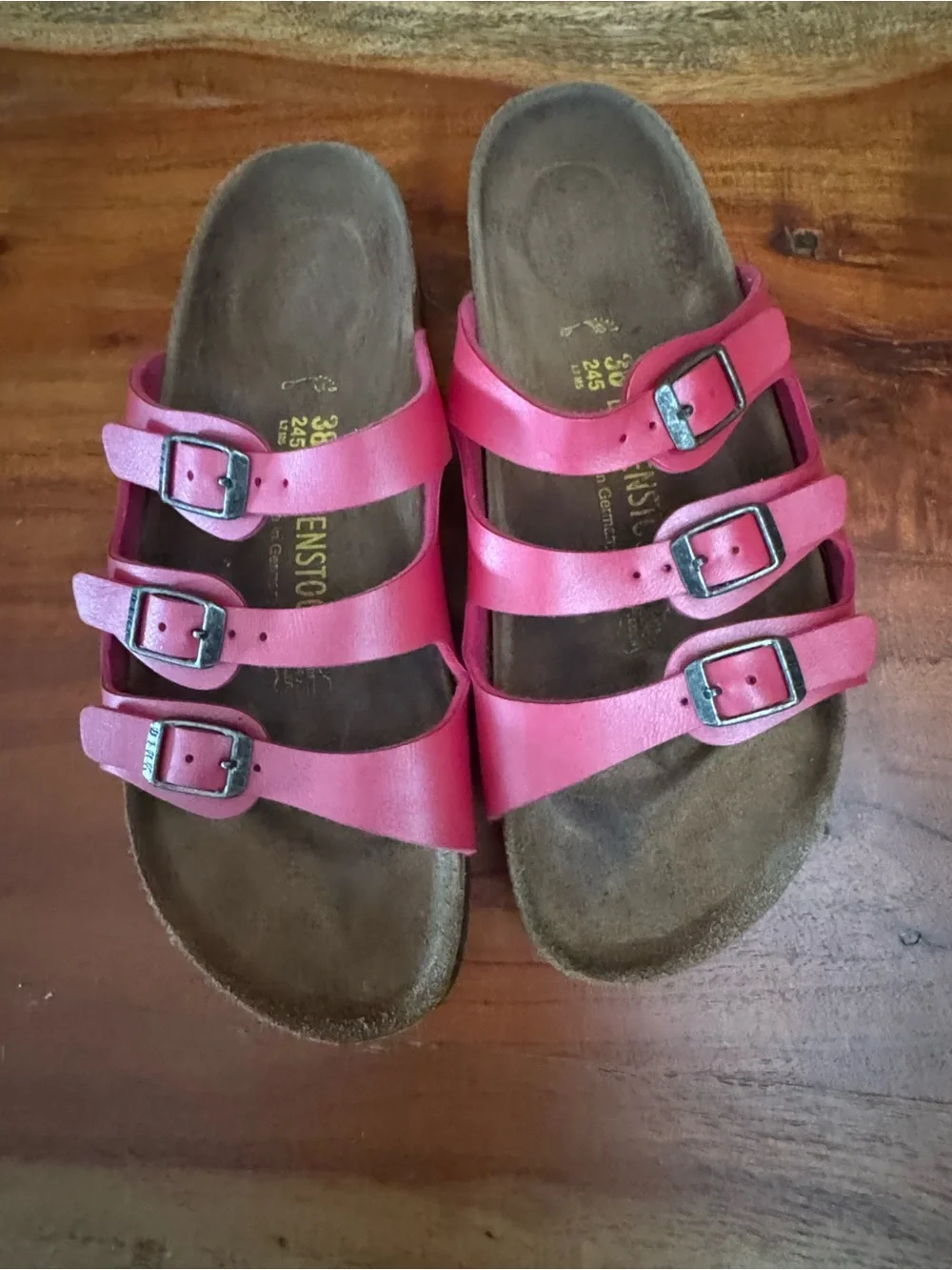 Birkenstock Florida hot pink GUC SZ 7.5
